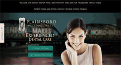 Desktop Screenshot of plainsborofamilydentistry.com